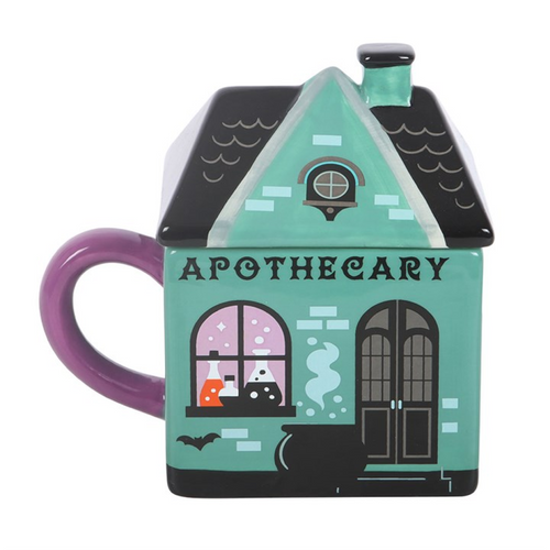 Apothecary Shop Lidded Mug