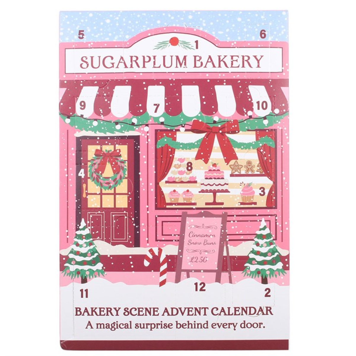 12-Day Sugarplum Bakery Scene Advent Calendar