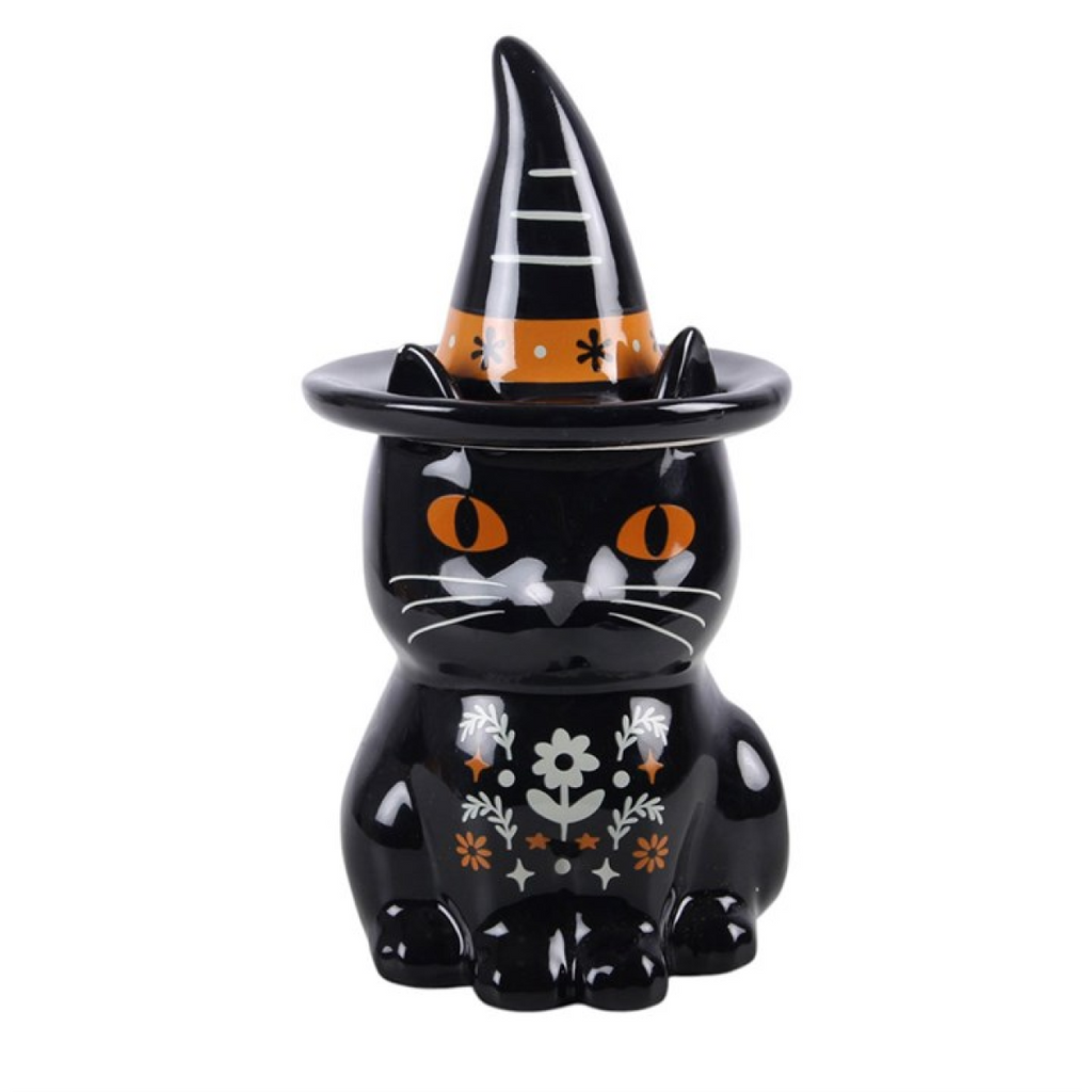 Frightful Folk Black Cat Oil Burner