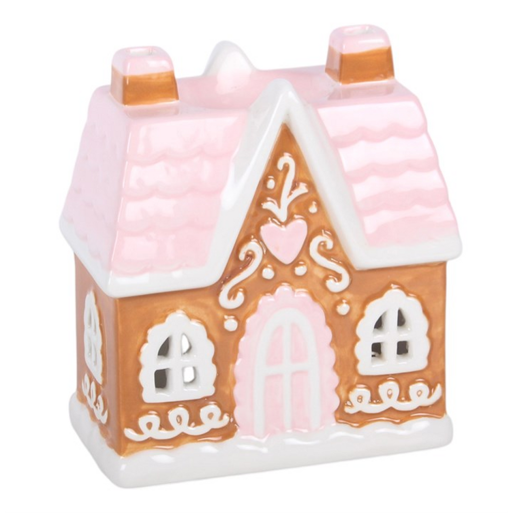 Sugarplum Gingerbread House Oil Burner and Wax Warmer