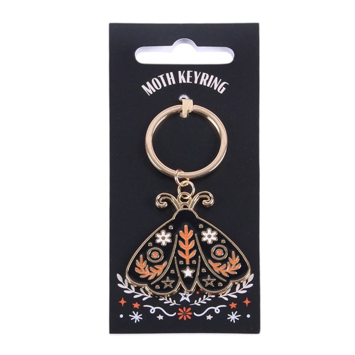 Folk Moth Keyring