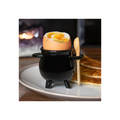 Cauldron Egg Cup with Broom Spoon