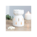 White Gloss Lotus Flower Oil Burner