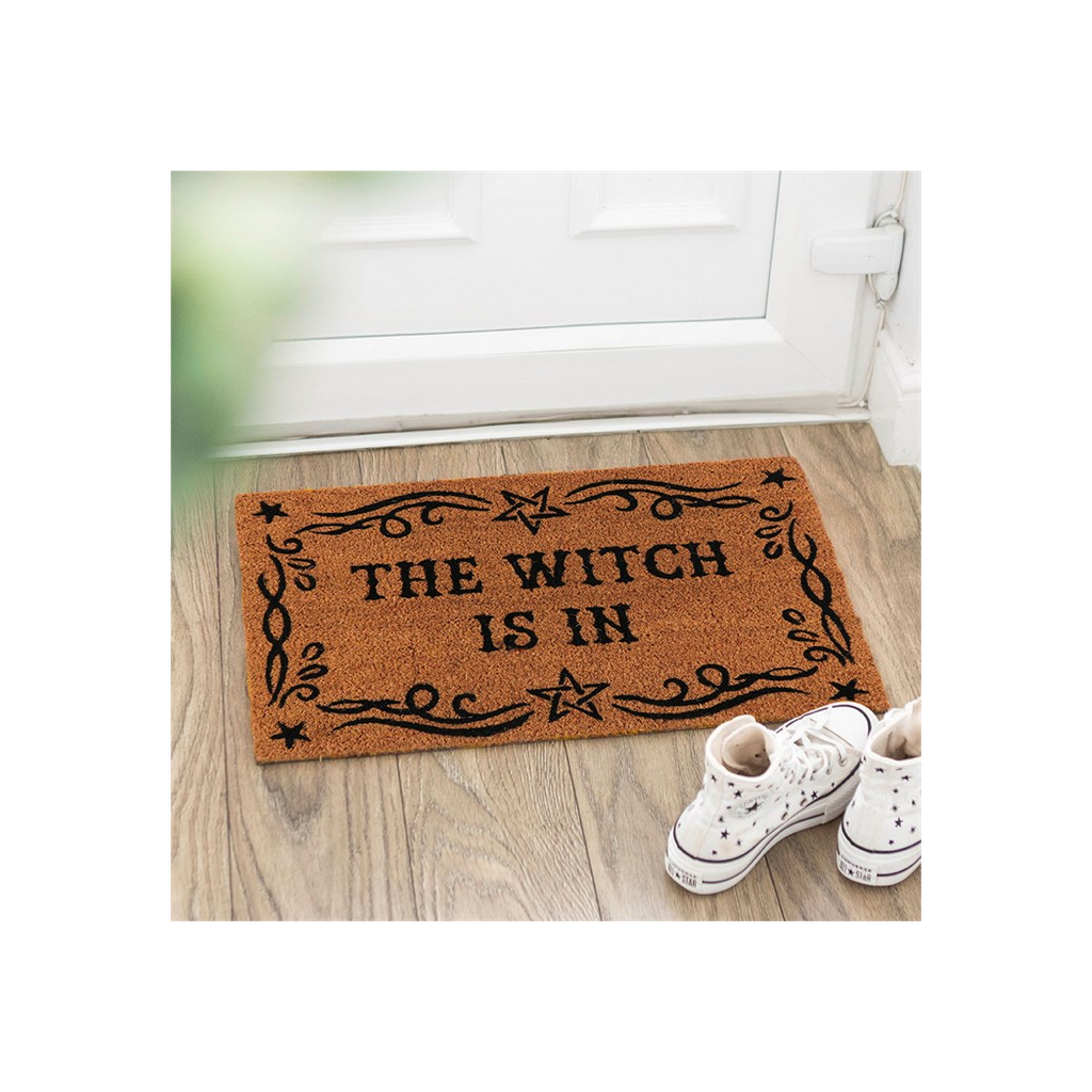Natural The Witch Is In Doormat