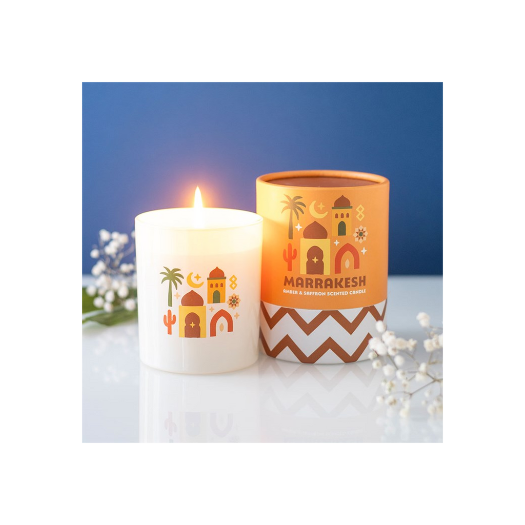 Marrakesh Amber & Saffron Scented Candle