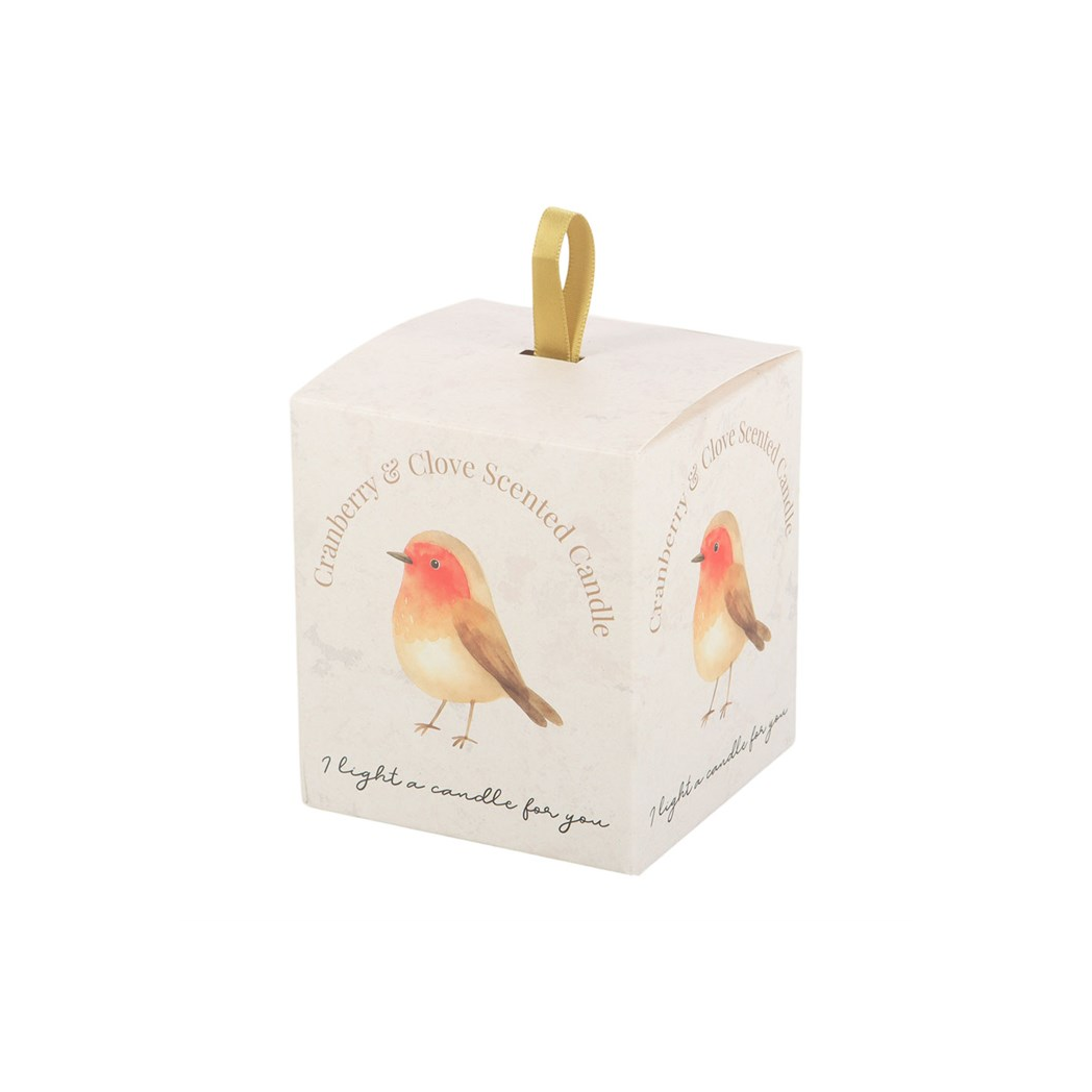 Robin Remembrance Cranberry & Clove Candle
