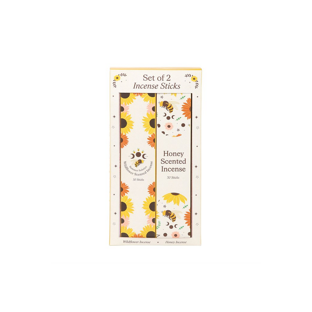 Set of 2 Honey and Wildflower Incense Stick Packs