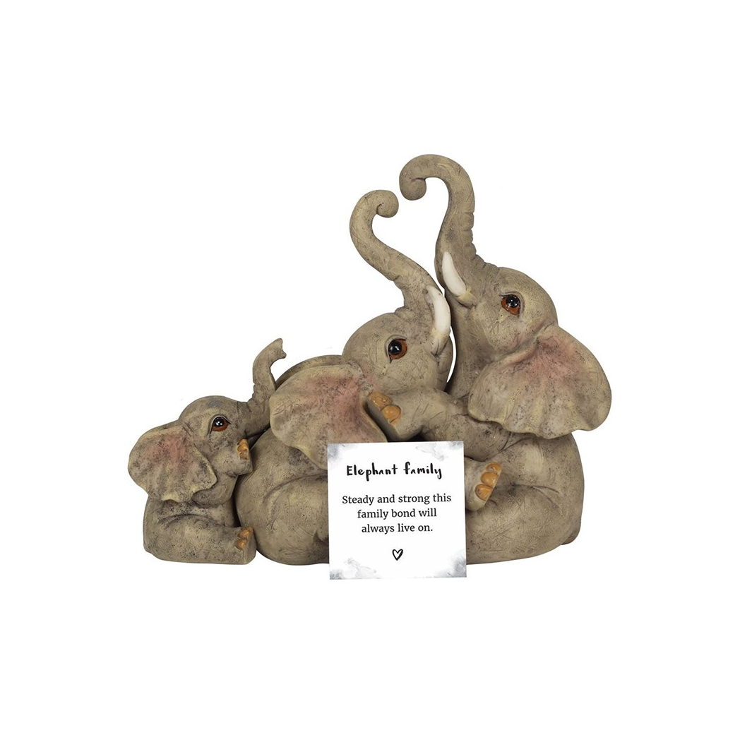 Elephant Family Ornament
