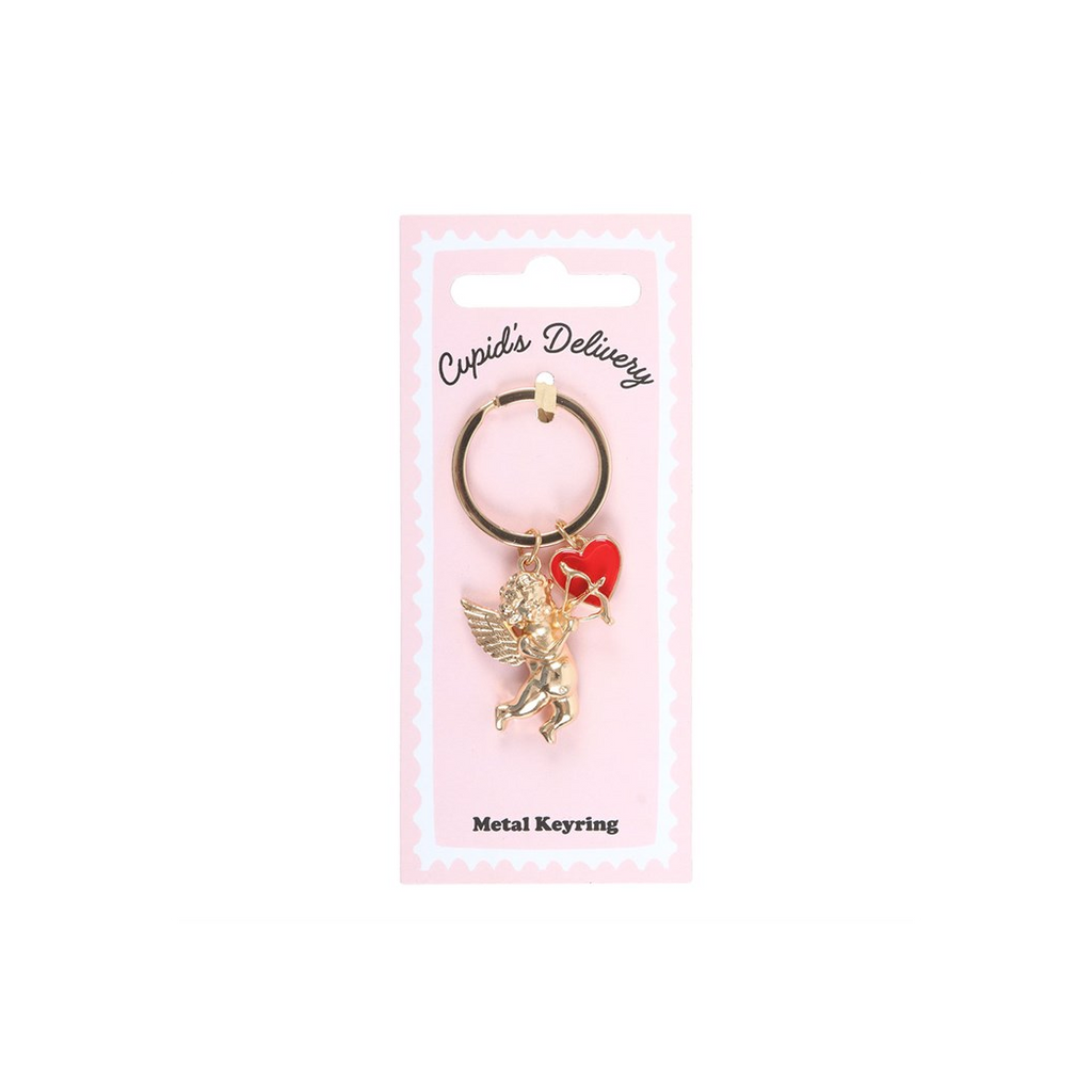 Cupid's Delivery Cherub Keyring