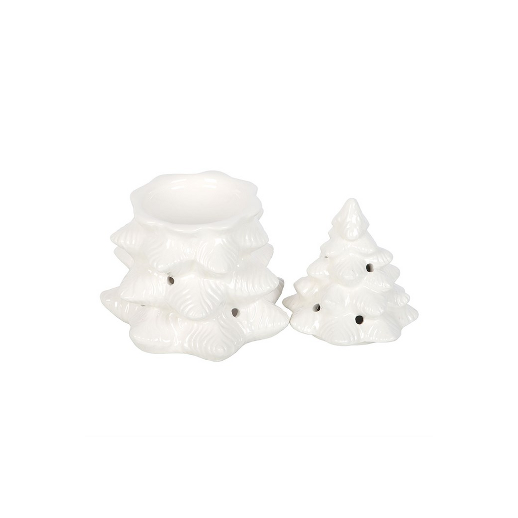 White Fir Tree Oil Burner and Wax Warmer