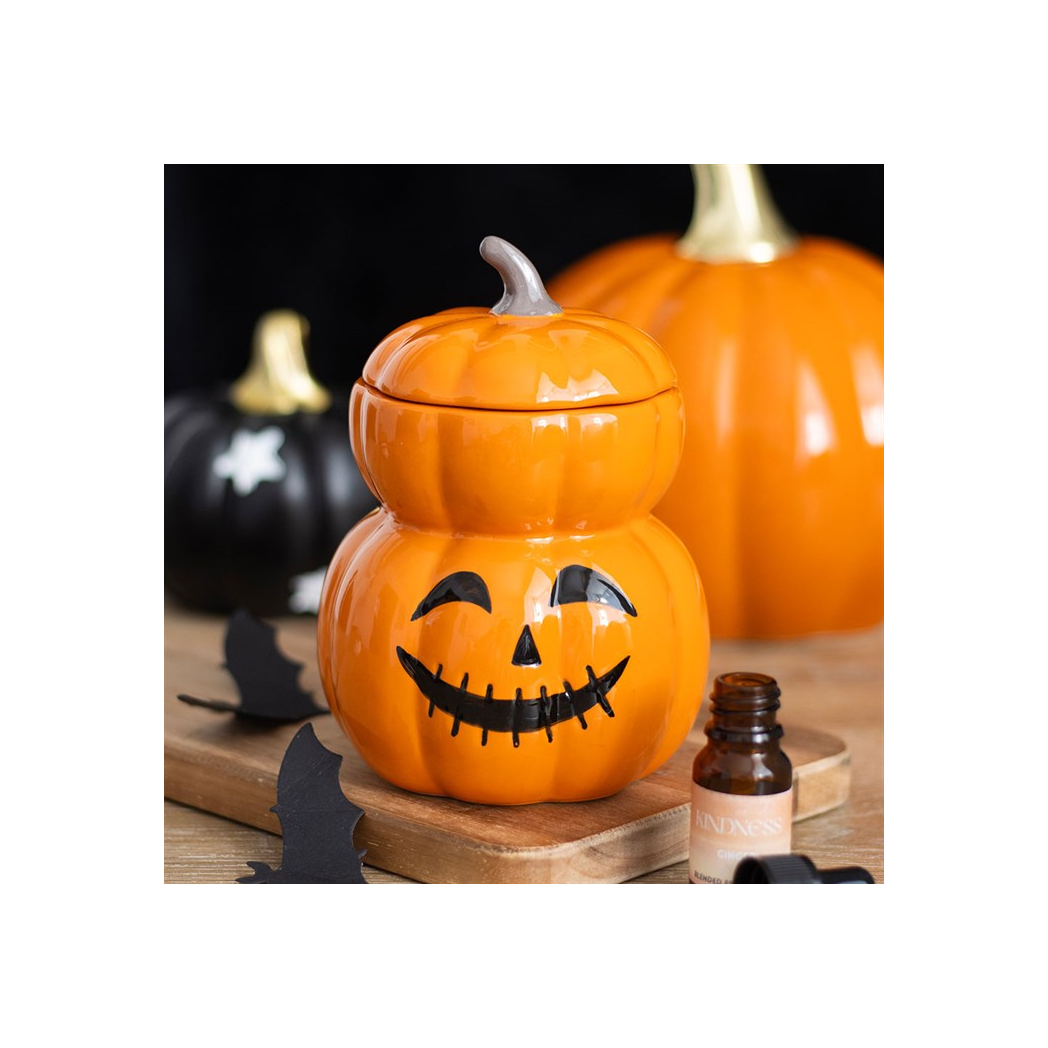 Stacked Pumpkin Oil Burner and Wax Warmer
