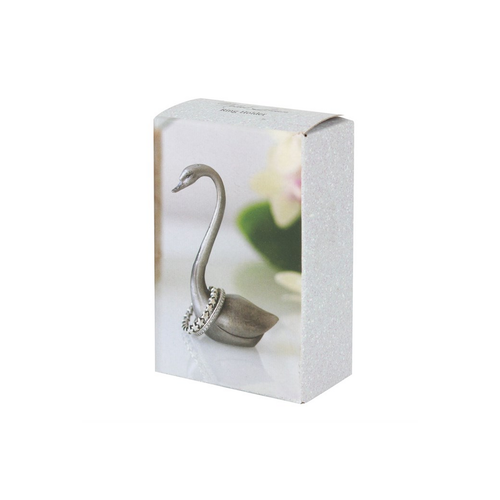 Metal Swan Ring Holder