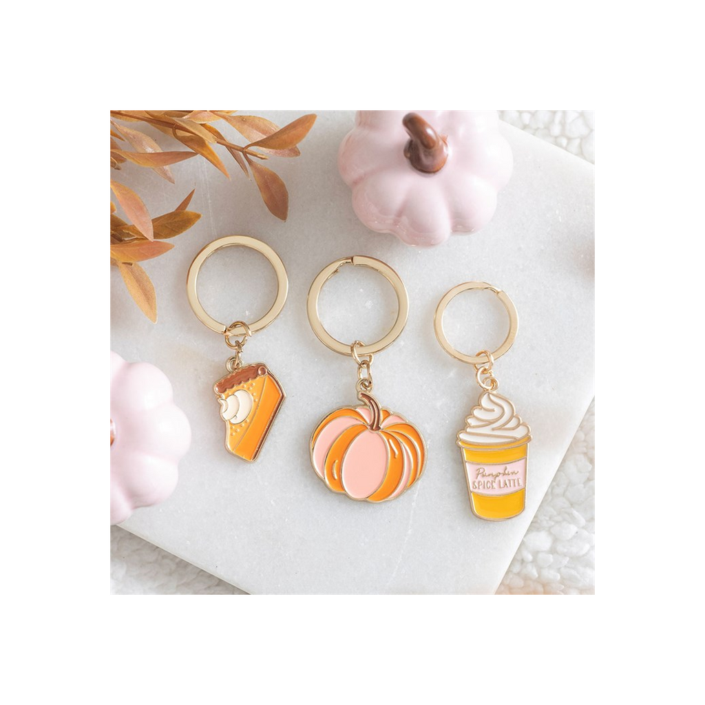 Pumpkin Spice Latte Keyring