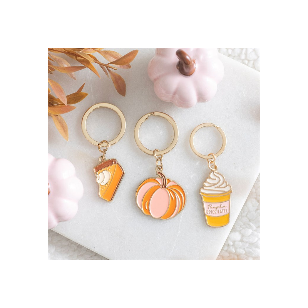 Pumpkin Spice Latte Keyring