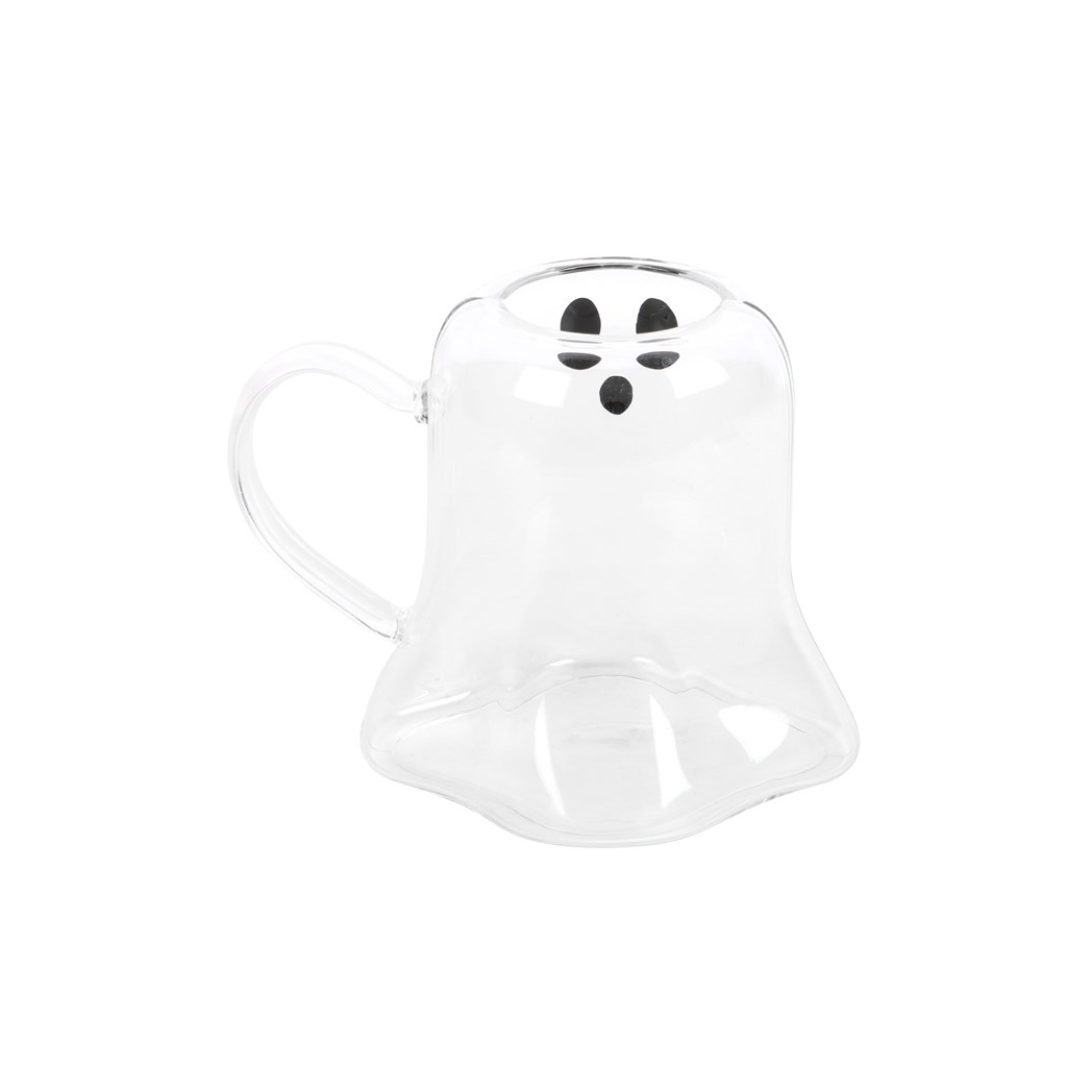 Ghost Shaped Glass Mug