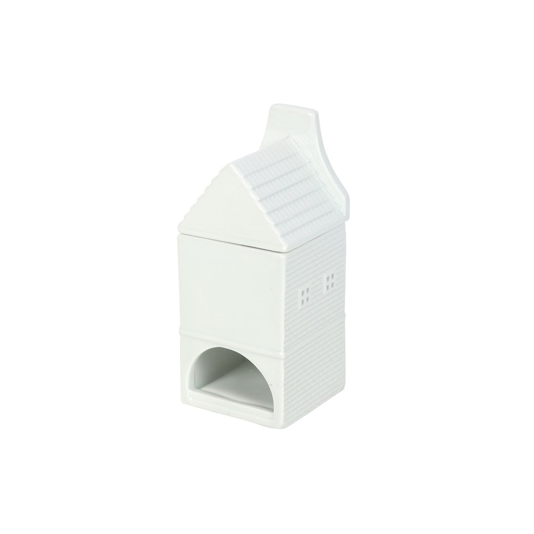 White Nordic House Oil Burner and Wax Warmer