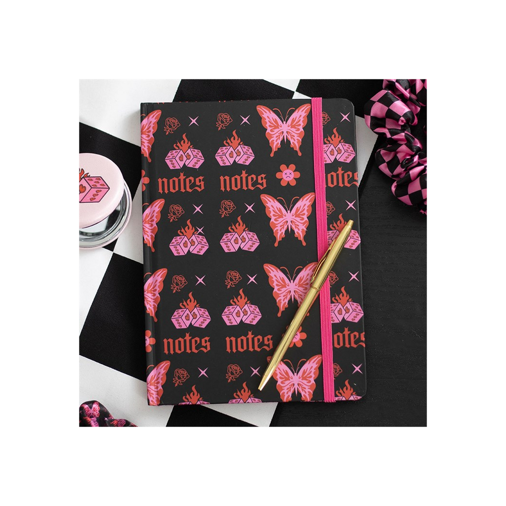 Flaming Butterfly A5 Notebook