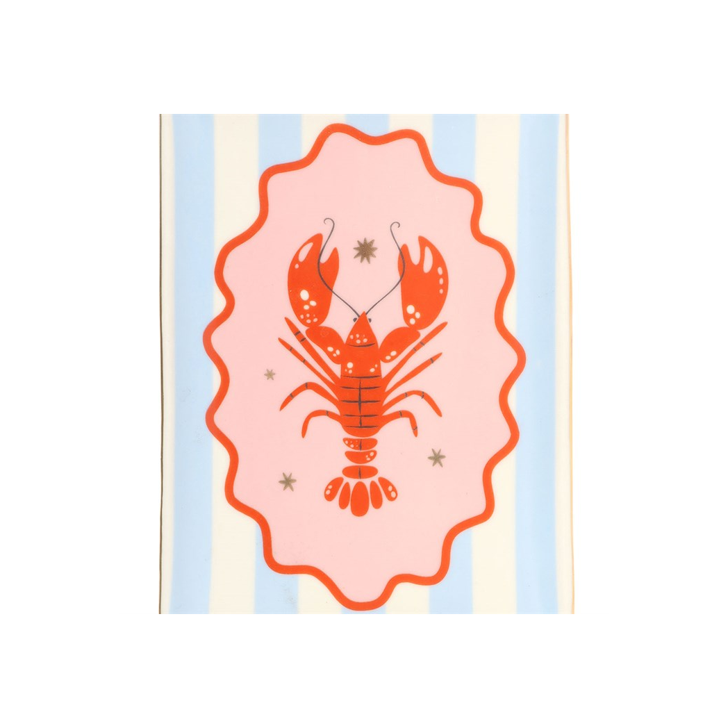 Striped Lobster Trinket Dish