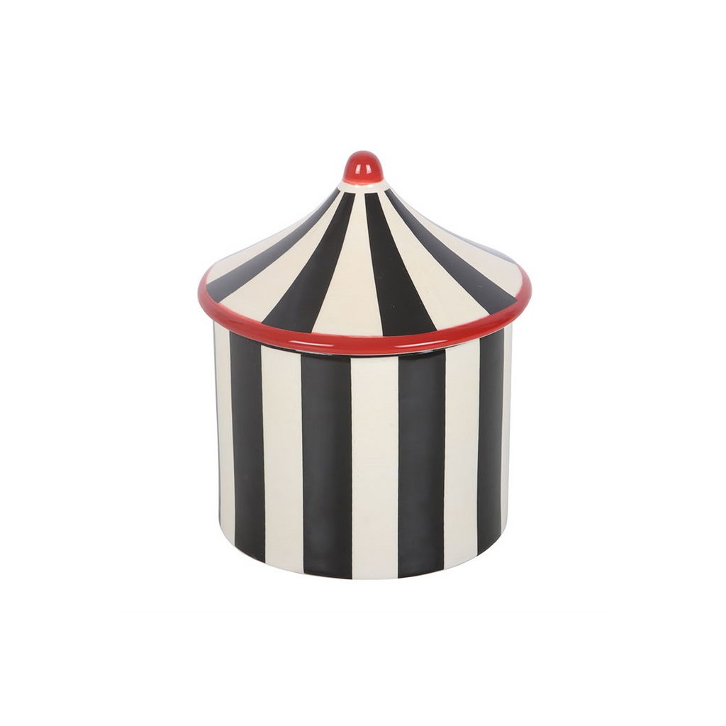 Black Striped Circus Tent Oil Burner
