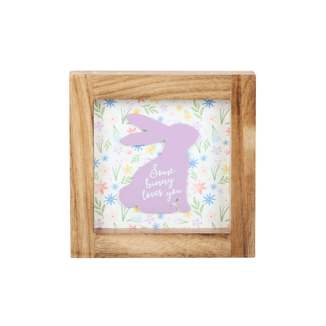 Some Bunny Loves You Wooden Frame Sign