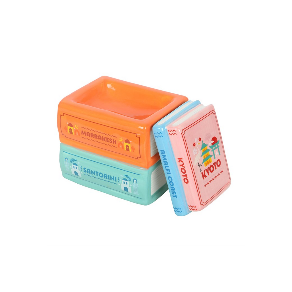 Travel Book Stack Oil Burner and Wax Warmer