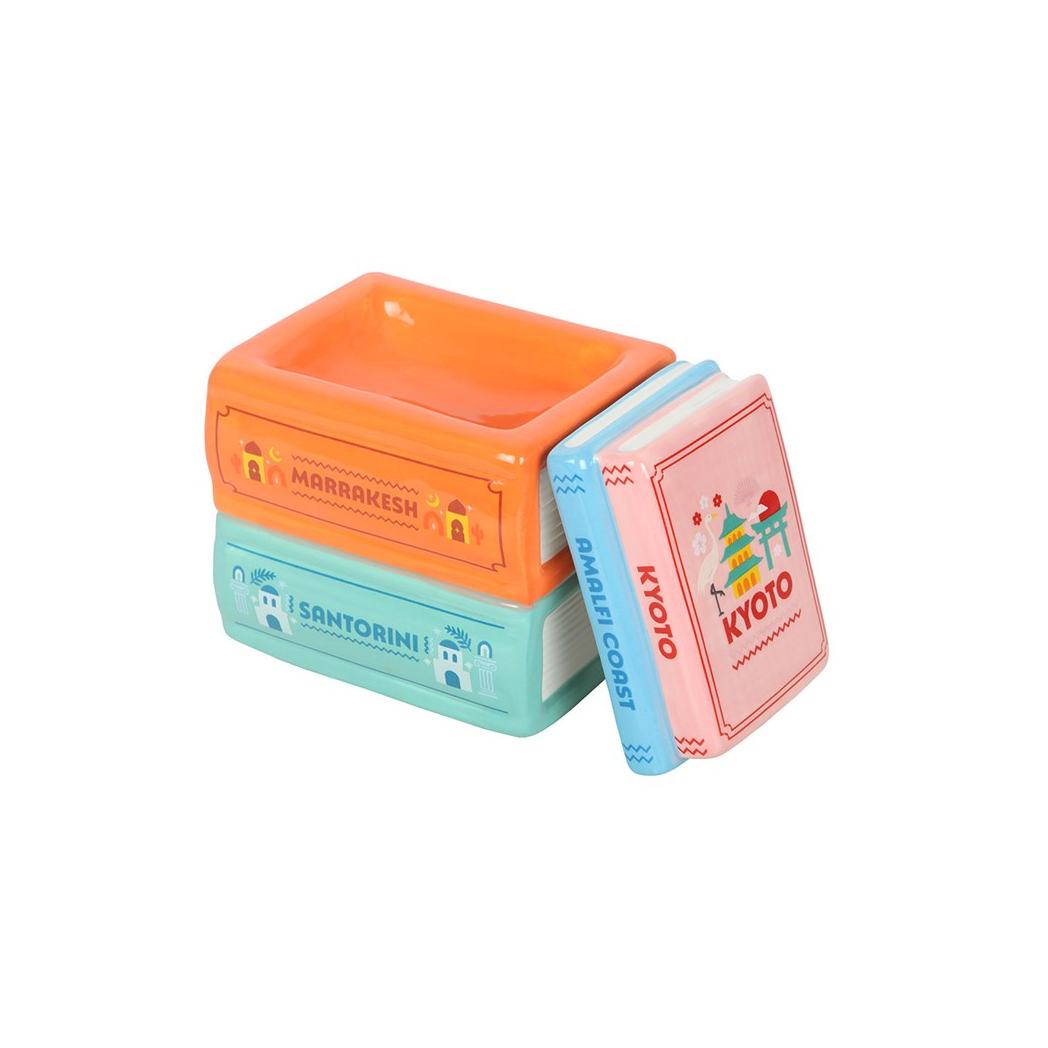 Travel Book Stack Oil Burner and Wax Warmer