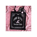 Good Witch Social Club Polycotton Tote Bag with Pin Badge
