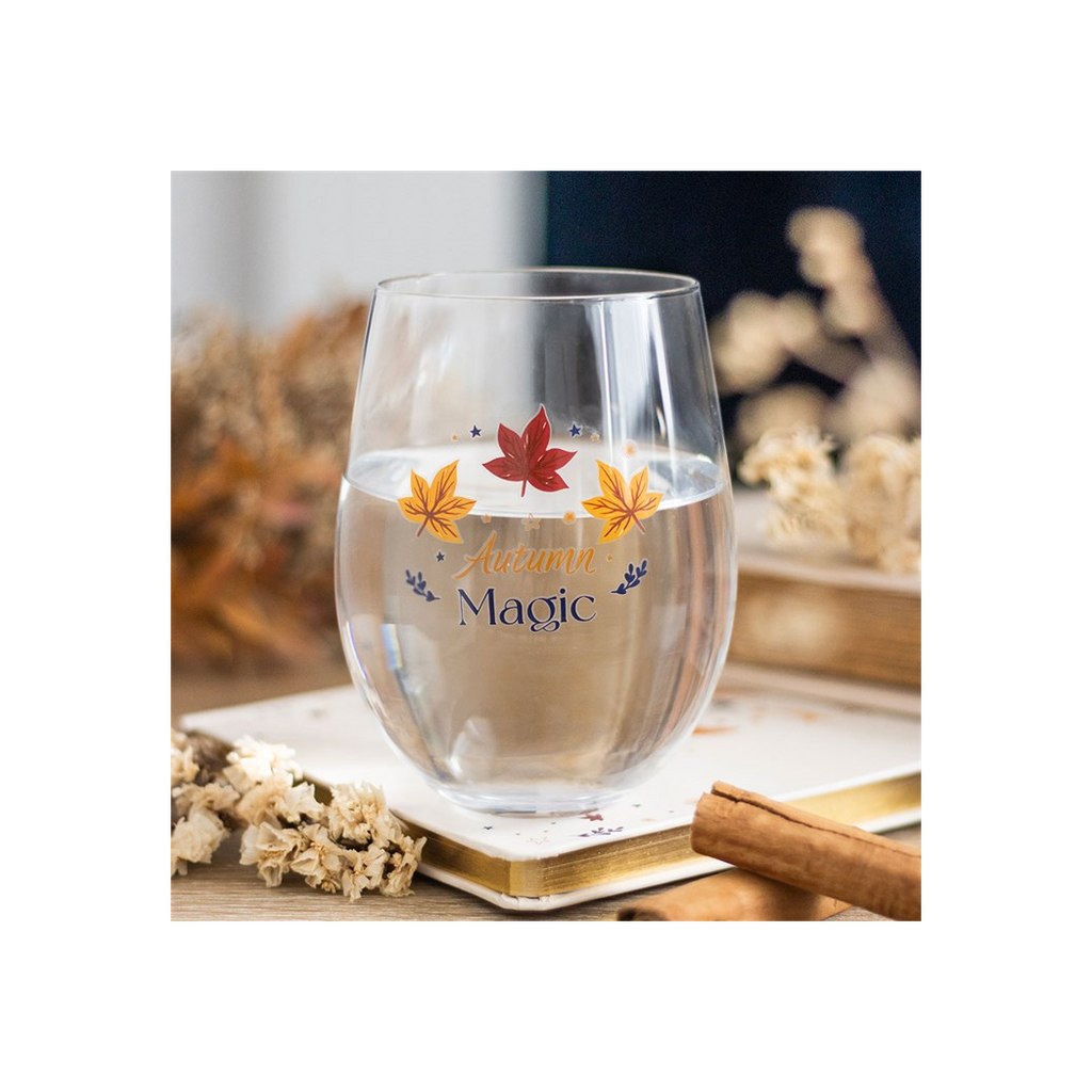 Autumn Magic Stemless Glass