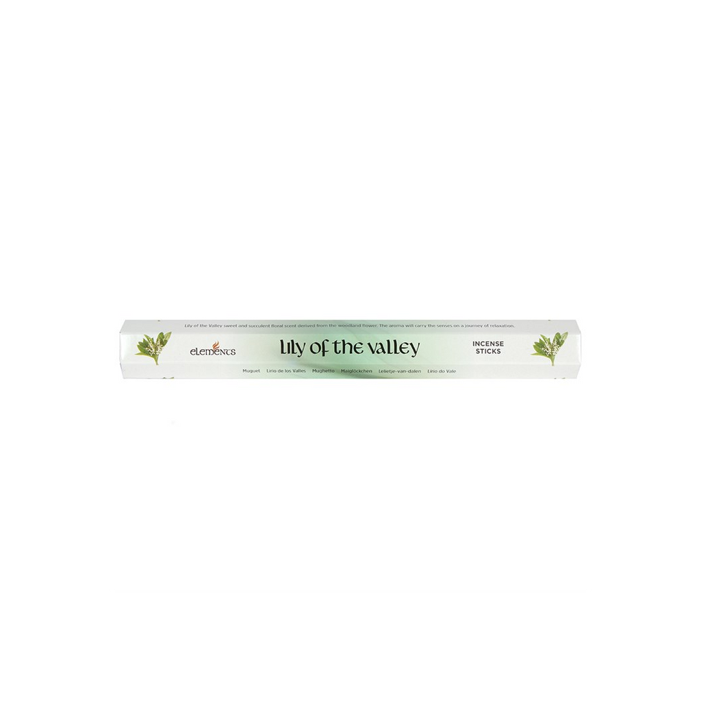 Set of 6 Packets of Elements Lily of the Valley Incense Sticks