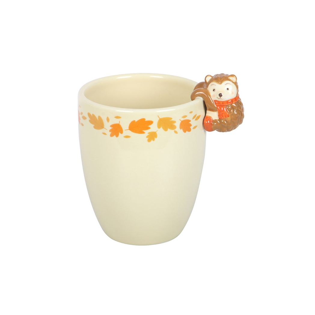 Autumn Plant Pot with Hedgehog