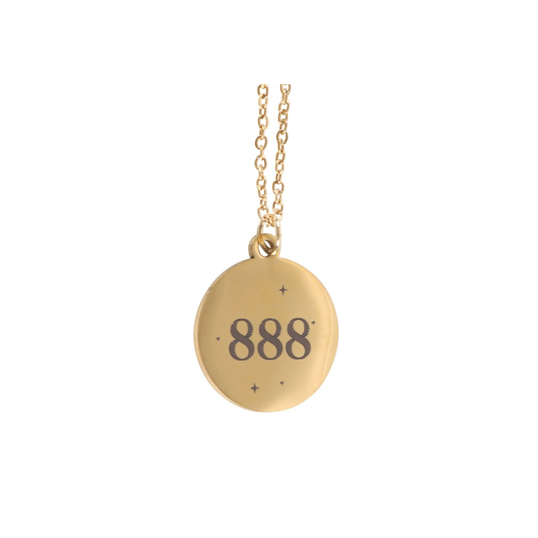 888 Angel Number Abundance Necklace