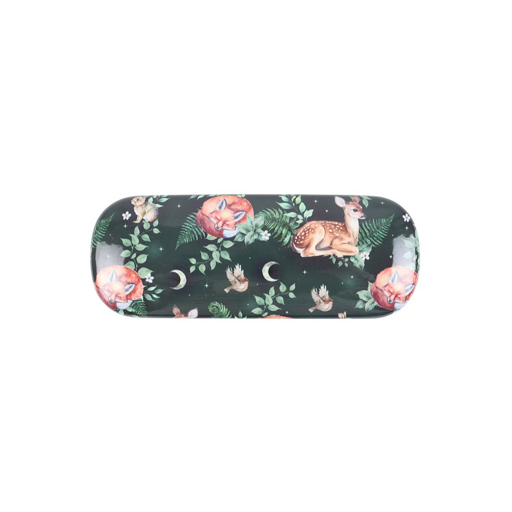 Fawn and Friends Forest Print Glasses Case