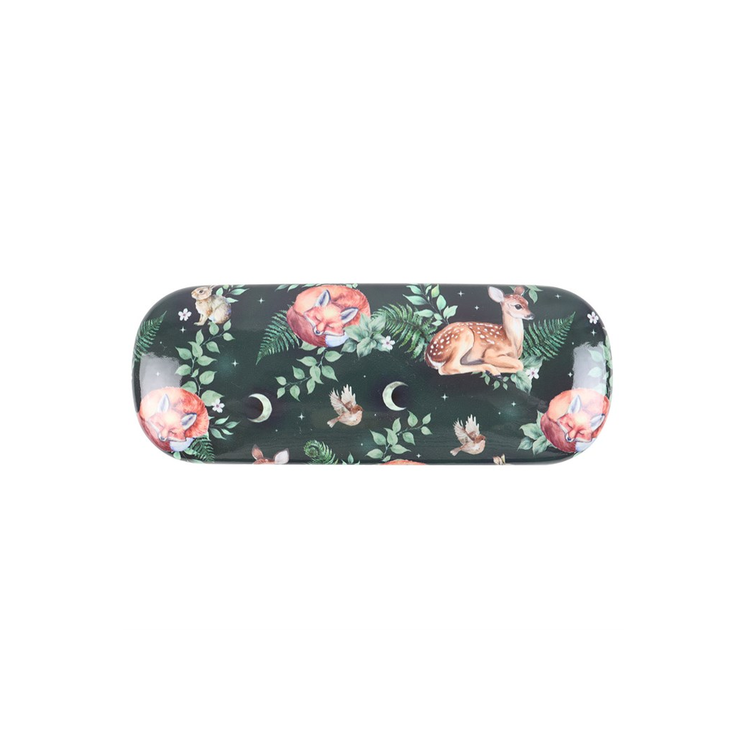 Fawn and Friends Forest Print Glasses Case