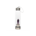 Amethyst Calming Glass Water Bottle