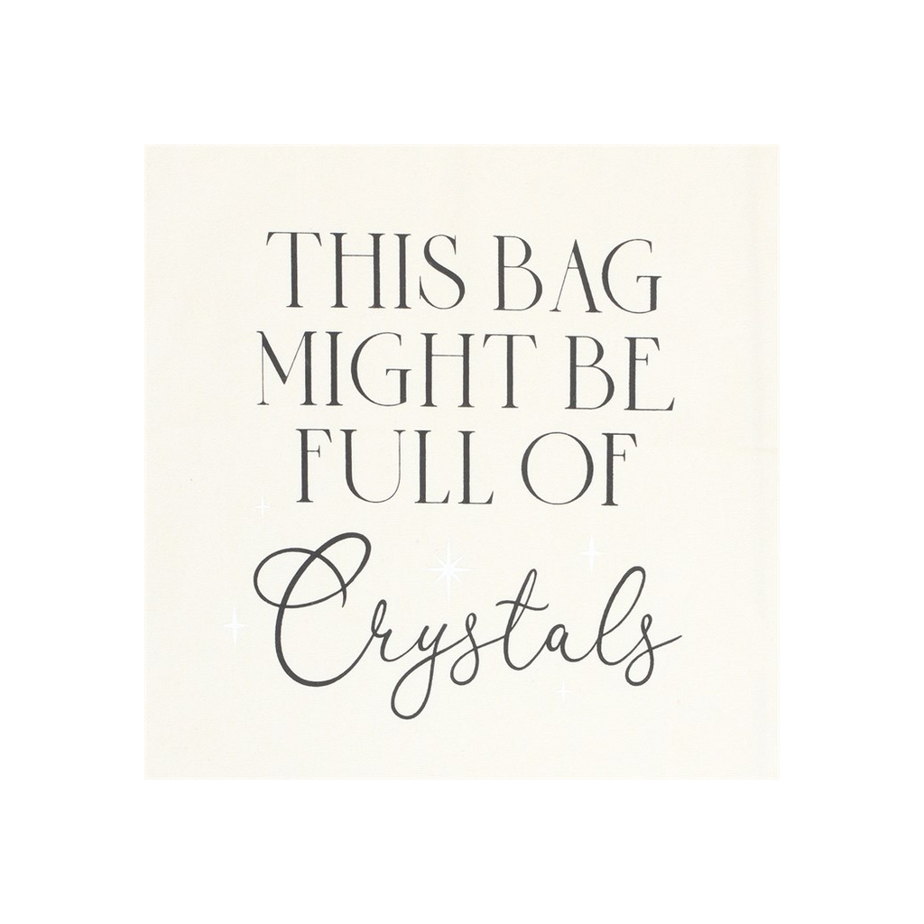 Full of Crystals Polycotton Tote Bag