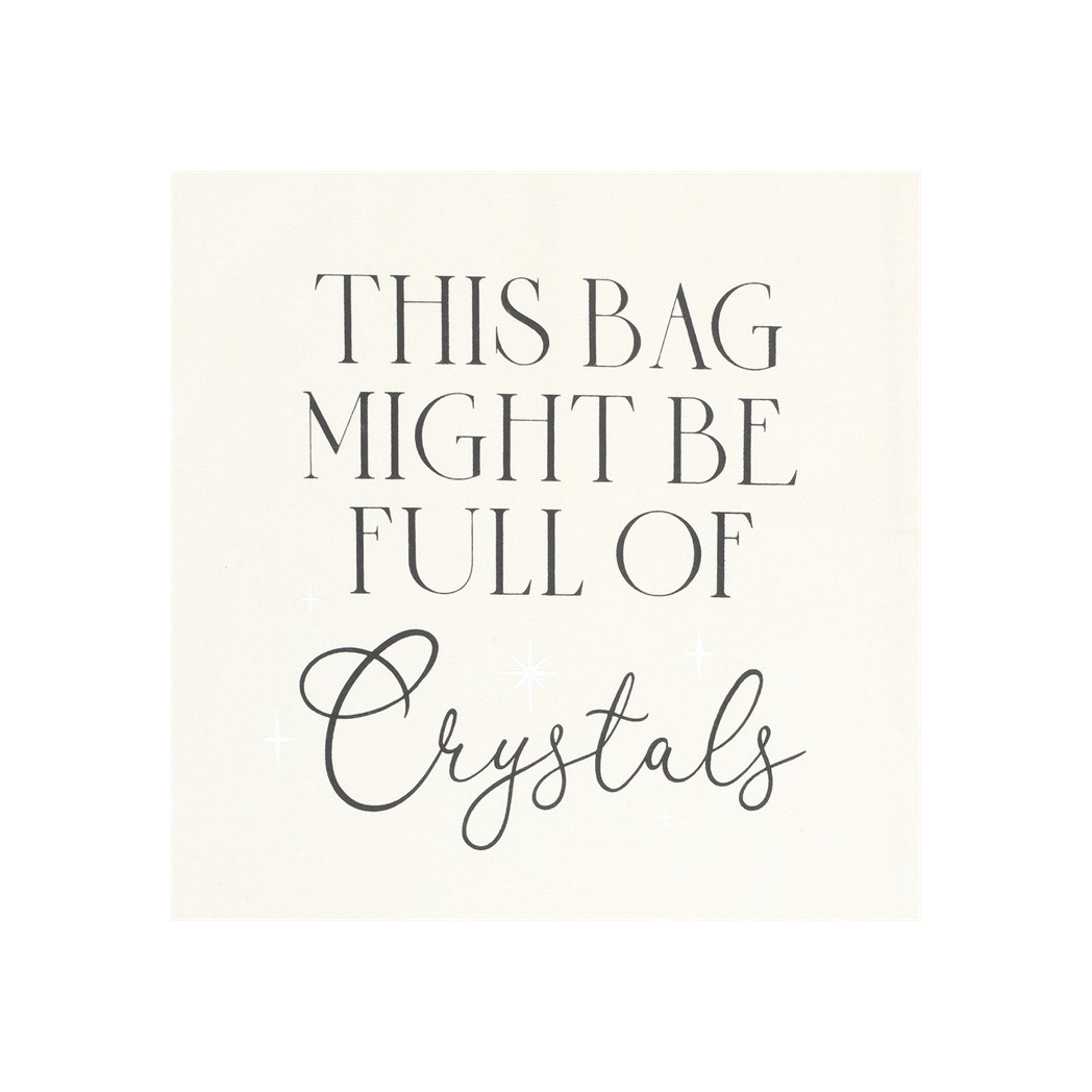 Full of Crystals Polycotton Tote Bag