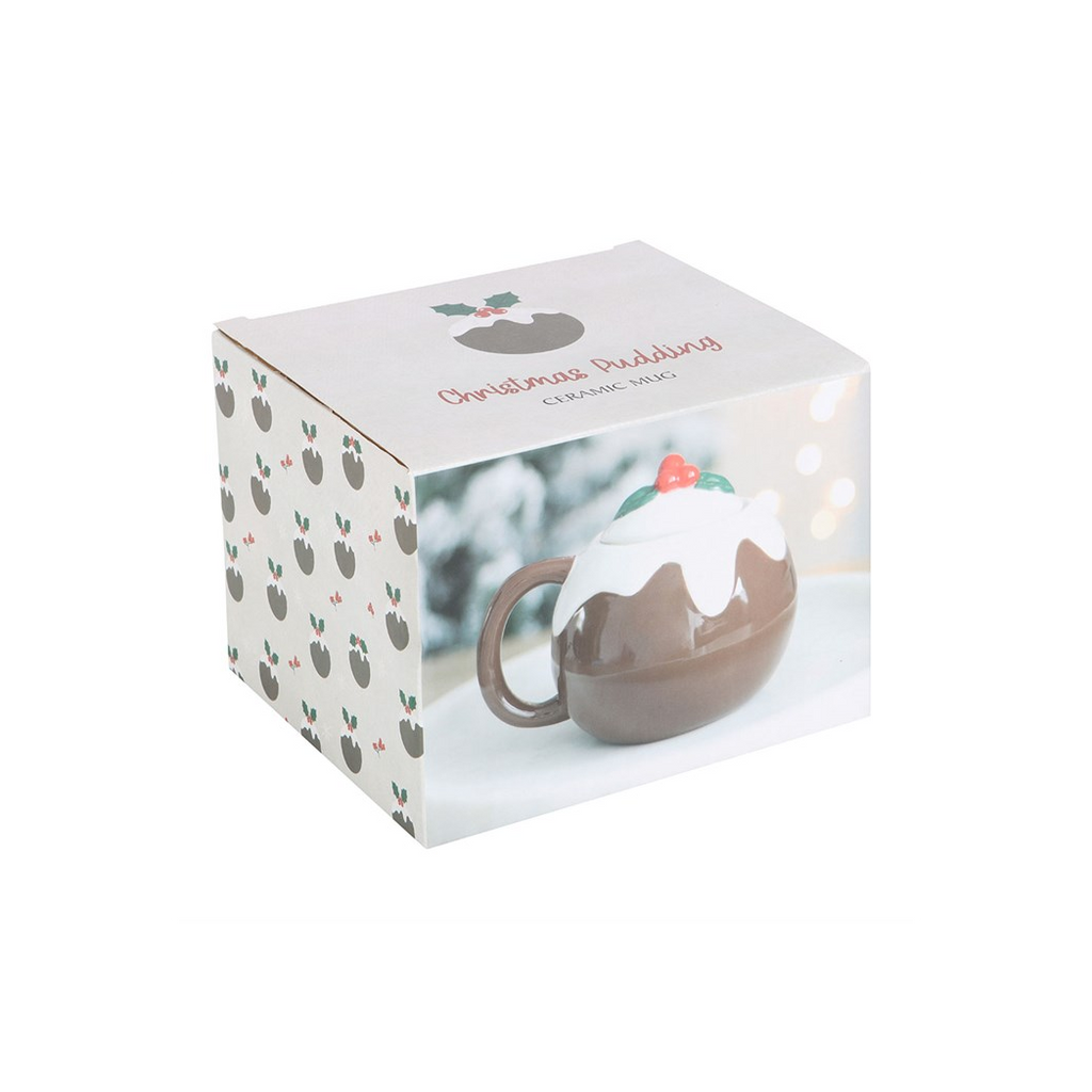 Christmas Pudding Shaped Mug