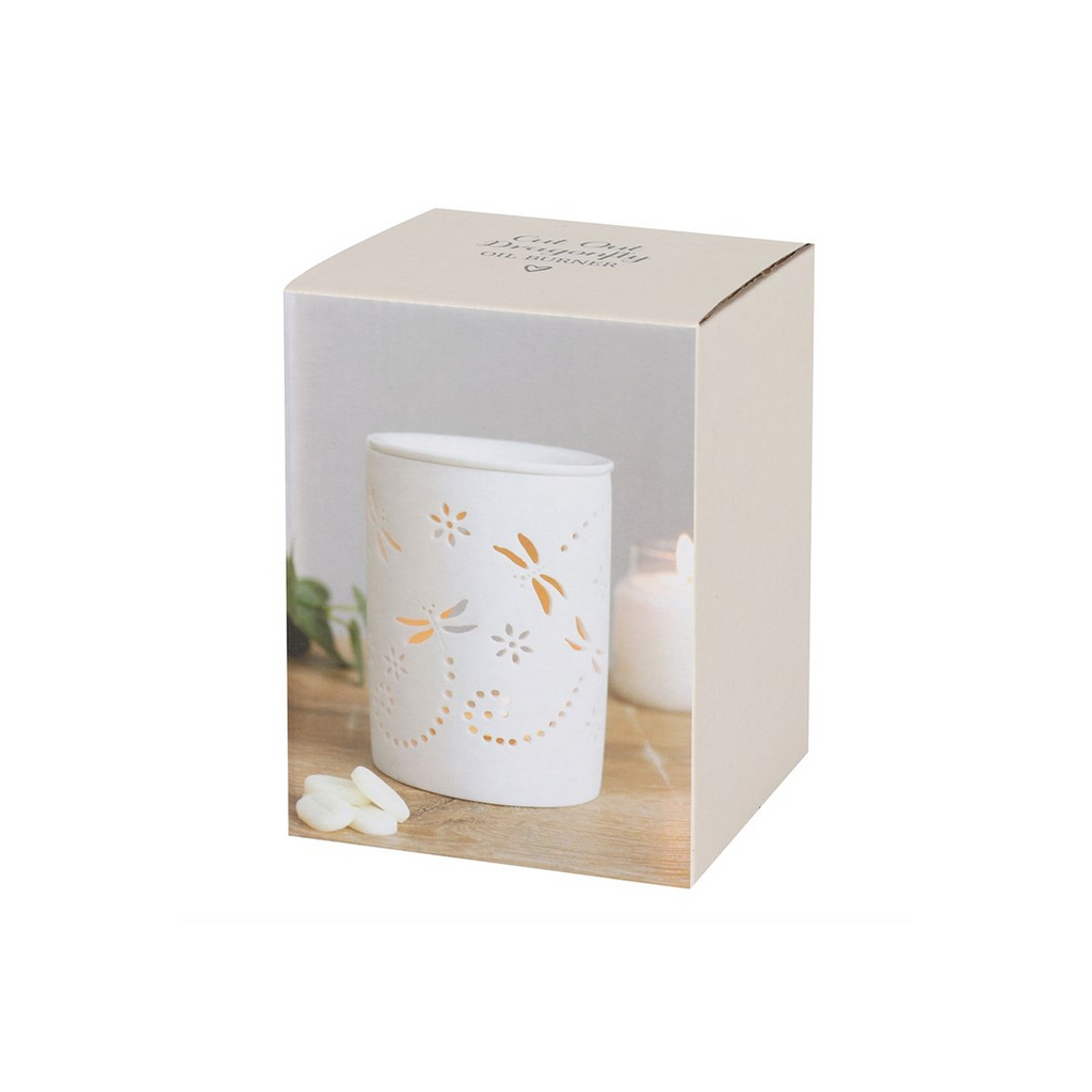 Cut Out Dragonfly Oil Burner