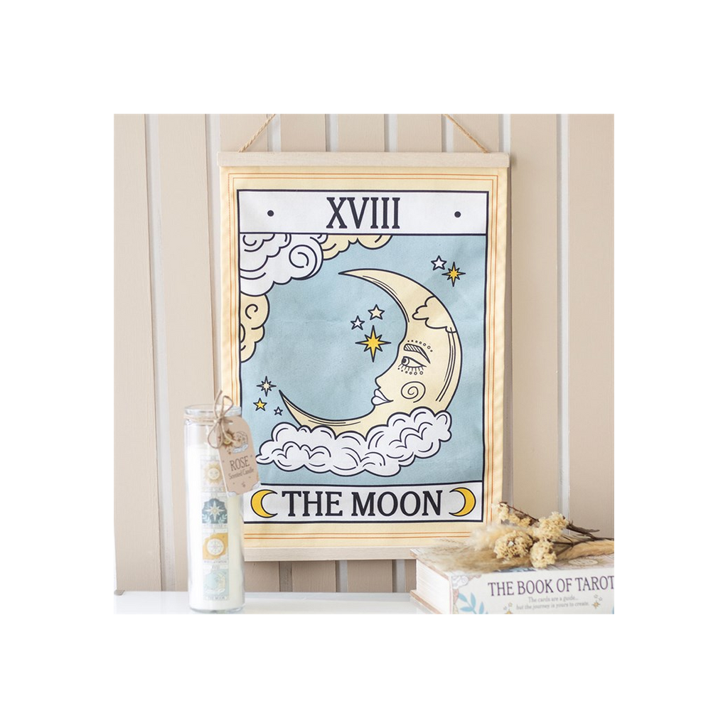 The Moon Vintage Tarot Wall Hanging