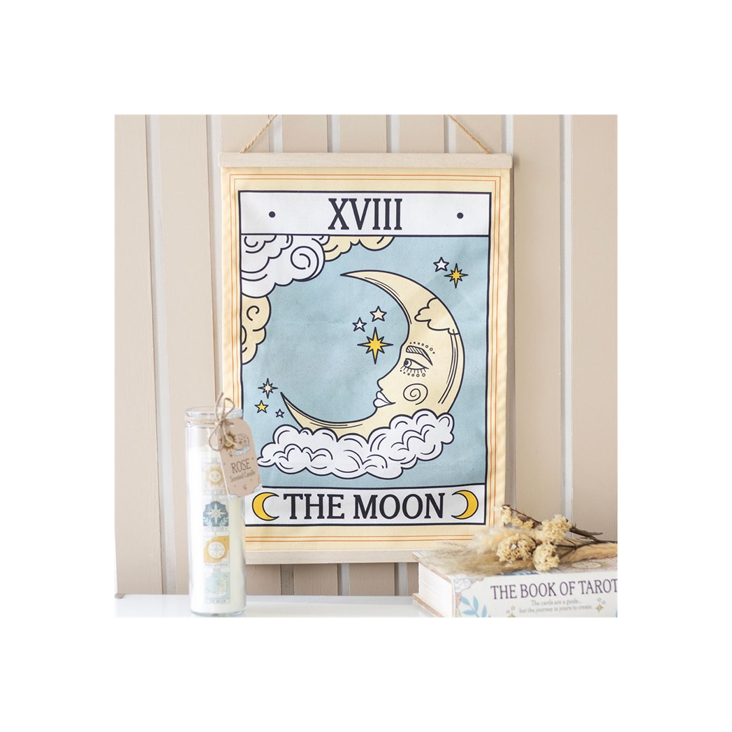 The Moon Vintage Tarot Wall Hanging