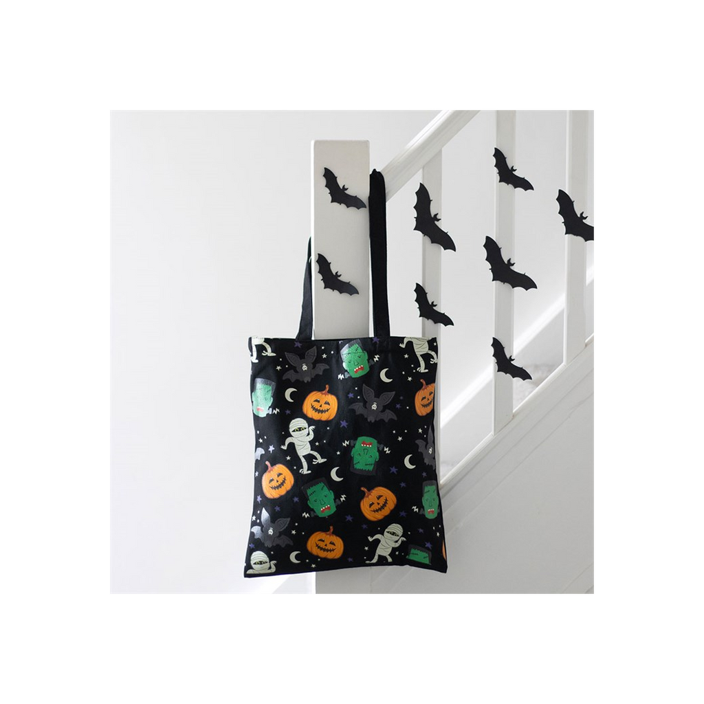 Monster Mash Print Polycotton Tote Bag