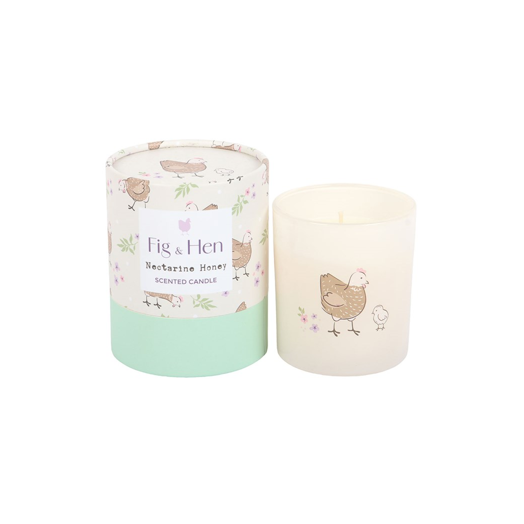 Mother Hen Nectarine Honey Candle
