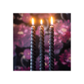 Set of 3 Dark Romance Twist Taper Candles