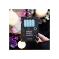 Set of 12 Light Blue 'Peace' Spell Candles