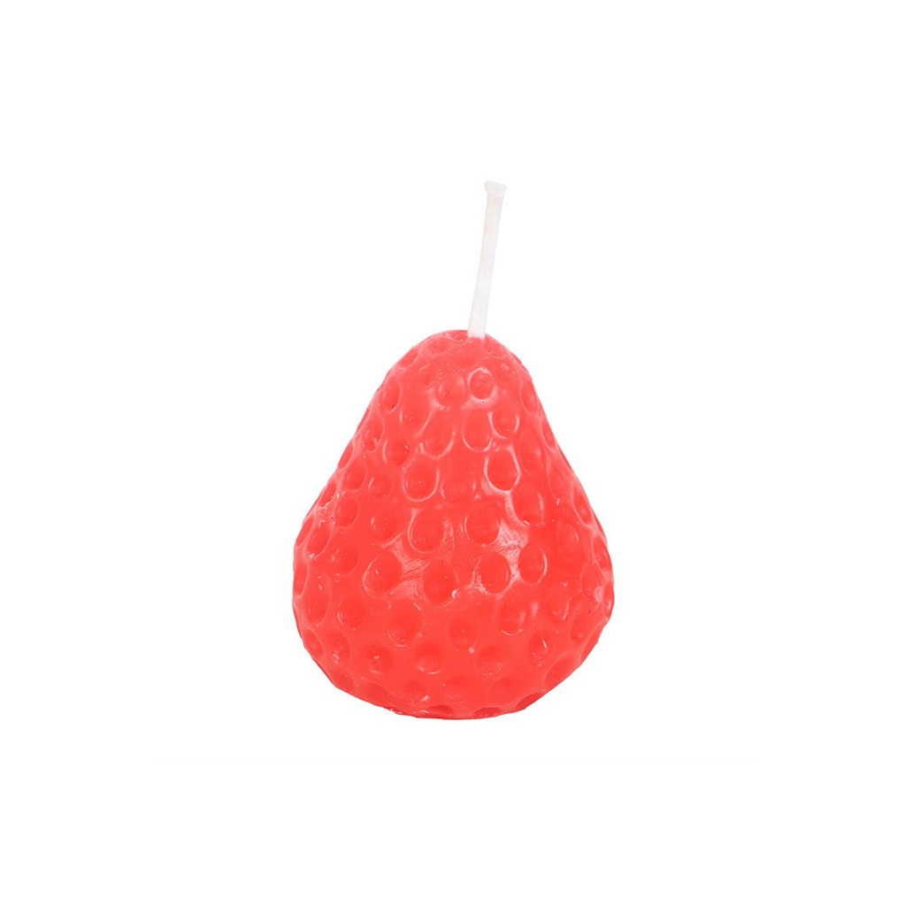 Set of 3 Strawberry Shaped Candles