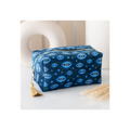 All Seeing Eye Print Velvet Makeup Bag