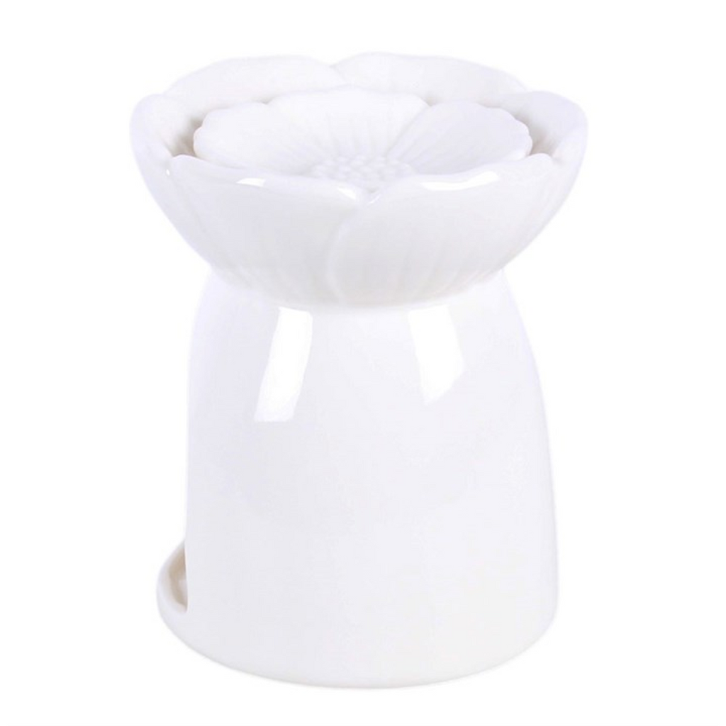 White Peony Oil Burner and Wax Warmer