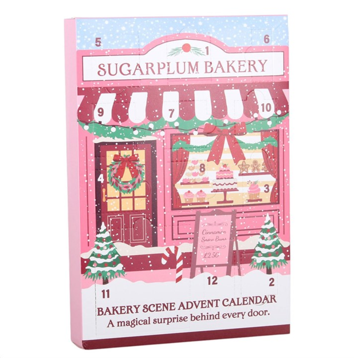 12-Day Sugarplum Bakery Scene Advent Calendar