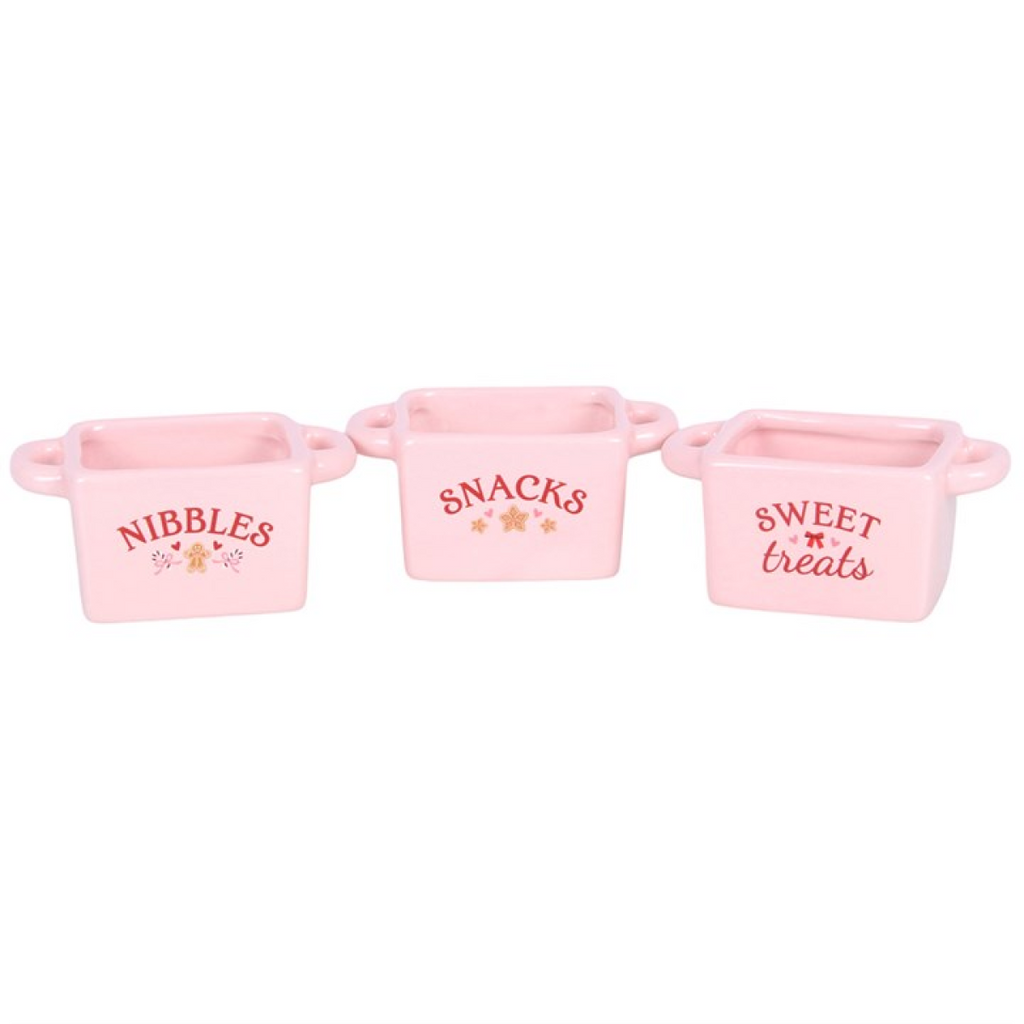 Set of 3 Sugarplum Bakery Snack Bowls