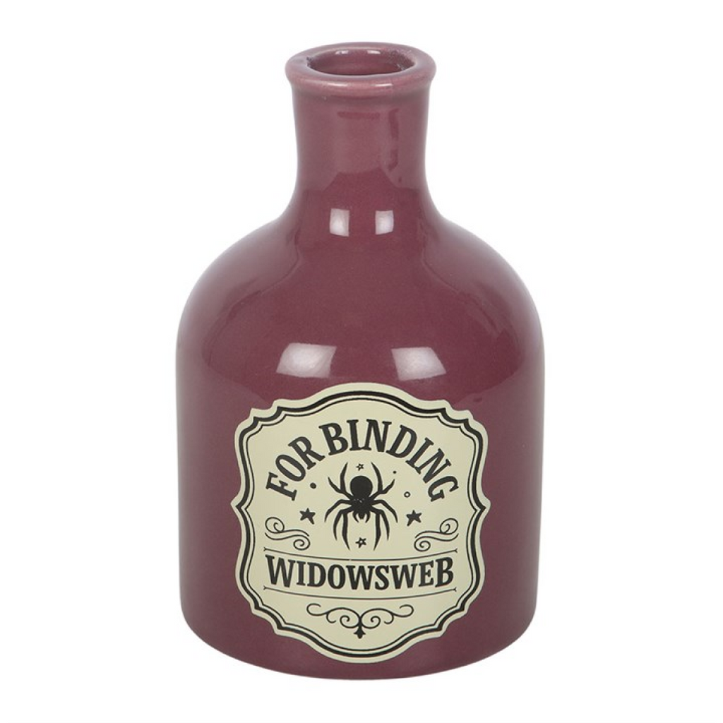 Widowsweb Potion Bottle Vase and Candle Holder